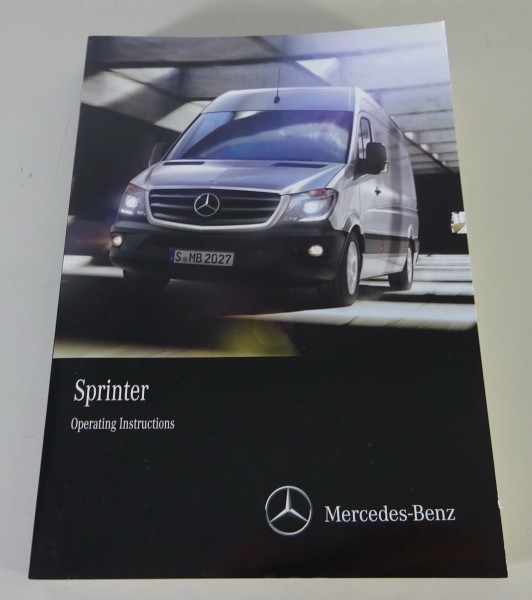 Owners Manual / Handbook Mercedes Benz Sprinter Typ 906 Edition 08/2014