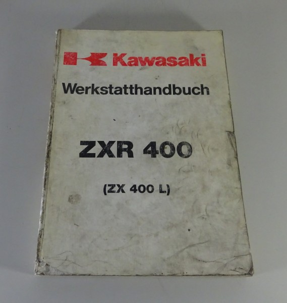 Werkstatthandbuch / Reparaturanleitung Kawasaki ZXR 400 (ZX 400 L) Stand 12/1991