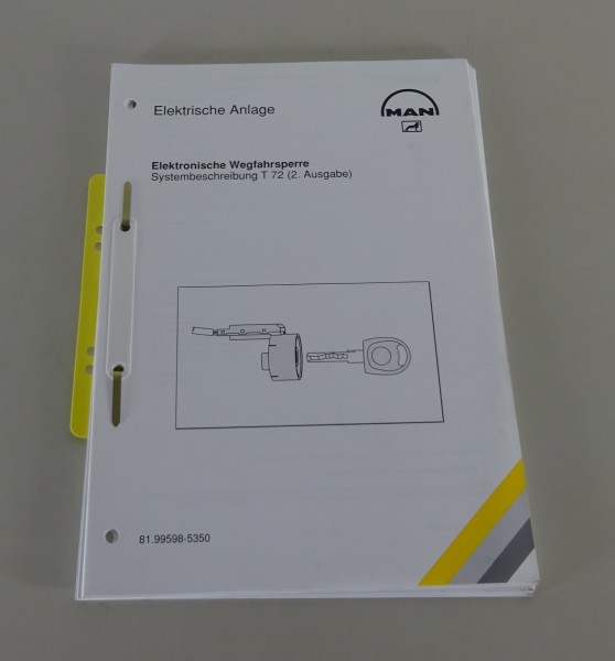 Werkstatthandbuch MAN elektronische Wegfahrsperre Stand 03/2002