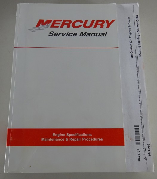 Workshop Manual Mercury MerCruiser MCM / MIE / MC Modelle Stand 2005