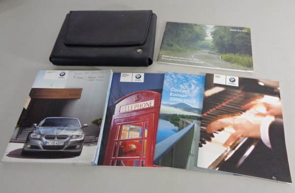 Owner's Manual + Wallet BMW 3-Series E90 Saloon / Touring 316i-335d /xDrive 2009