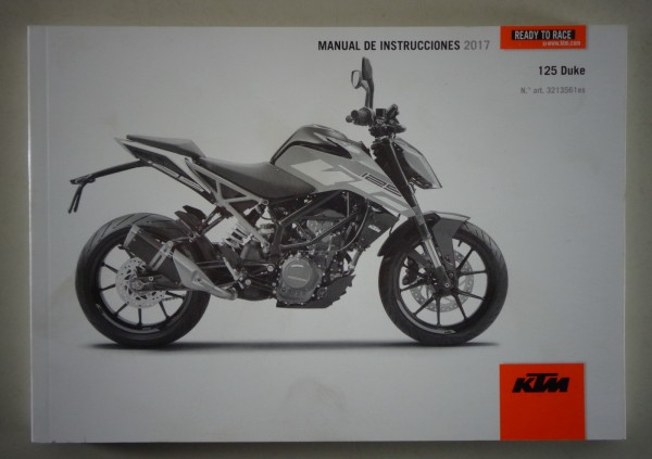 Manual de instrucciones KTM 125 Duke 2017