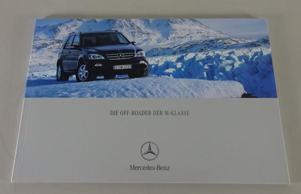 Prospekt / Broschüre Mercedes-Benz ML / M-Klasse + AMG Typ W163 Stand 05/2001