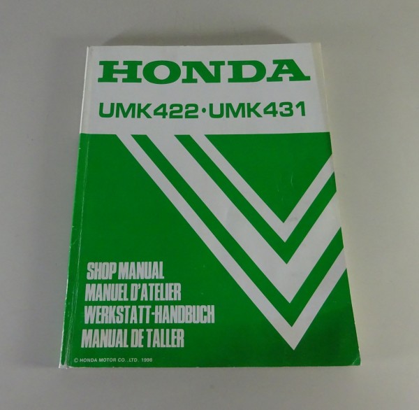 Werksatthandbuch Honda Freischneider UMK 422 / 431 Stand 1998