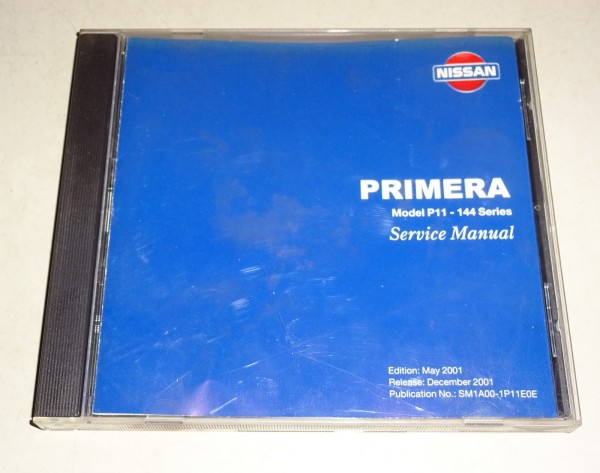 Werkstatthandbuch auf CD Nissan Primera P11 - 144 Stand 12/2001