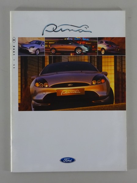 Prospekt / Brochure Ford Puma Stand 11/1998