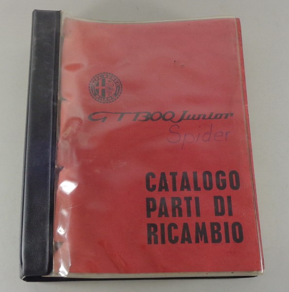 Teilekatalog Alfa Romeo GT 1300 Junior Bertone Kantenhaube + 1300 Spider 7/1968