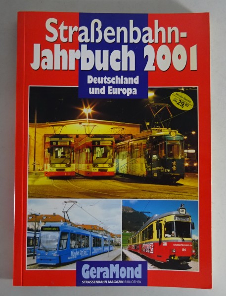 Bildband Straßenbahn-Jahrbuch 2001 | Deutschland und Europa Stand 2001