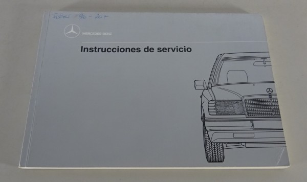 Instrucciones de funcionamiento Mercedes Benz W124 diésel '05/1989 Reimpresión