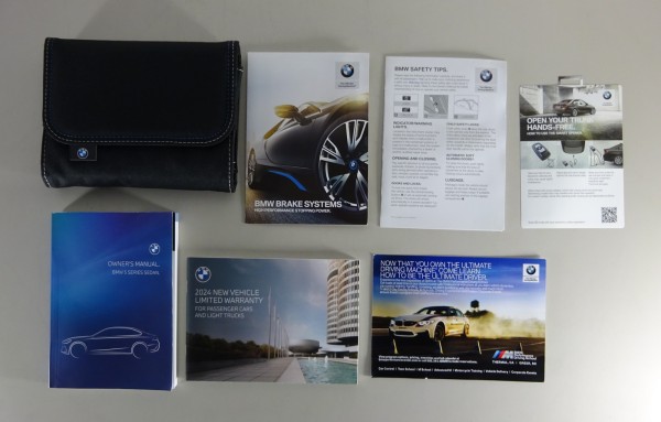 Wallet + Owner's Manual / Handbook BMW 5-Series G60 530i / 540i from 10/2023