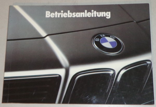 Betriebsanleitung Handbuch BMW 6er E24 635 CSi / M 635 CSi Stand 08/1988