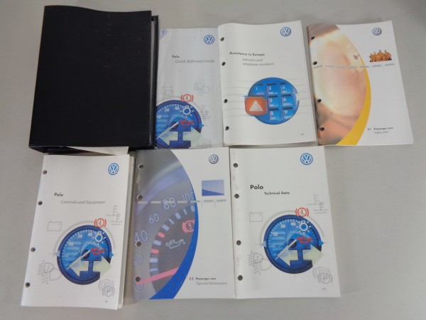 Owner's Manual / Handbook + Wallet VW Polo 6N2 printed 10/2000
