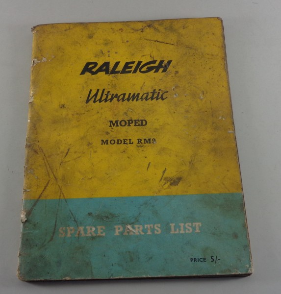 Spare Parts list / Teilekatalog Raleigh Ultramatic Model RM9