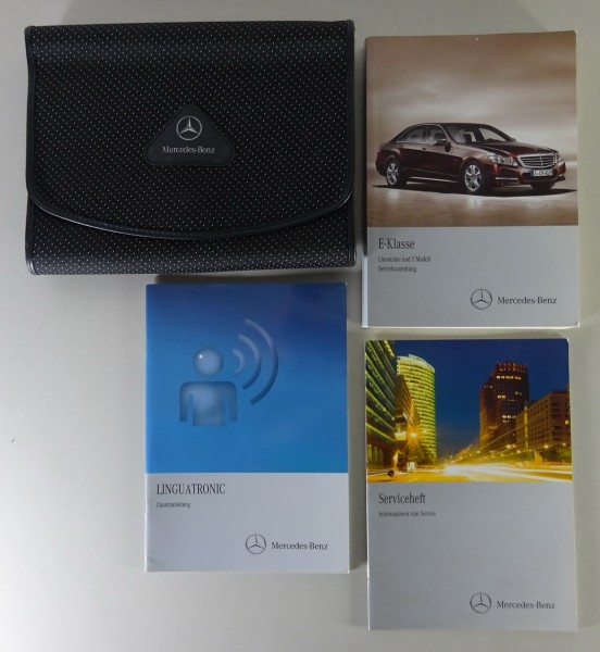 Bordmappe + Betriebsanleitung Mercedes Benz E-Klasse + T-Modell W212 Stand 2010