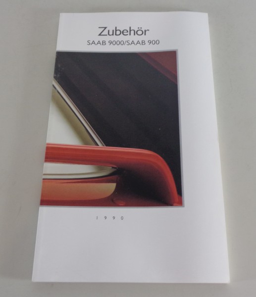 Zubehör - Prospekt / Katalog Saab 900 / 9000 Ausgabe 1990