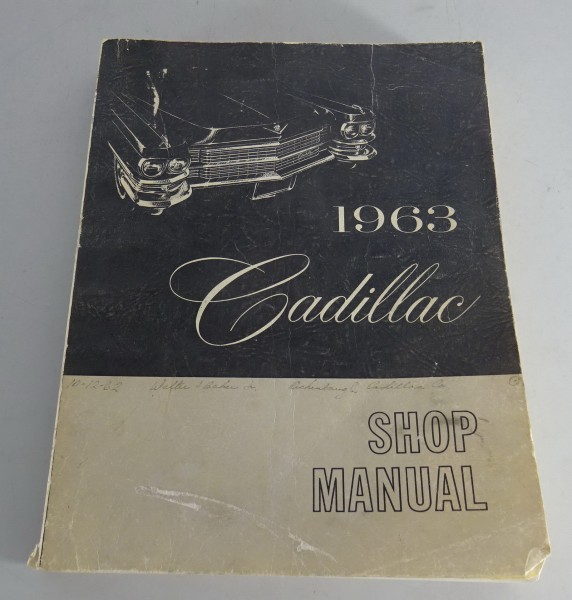 Workshop Manual / Repair Manual Cadillac Eldorado, Coupé de Ville from 1963