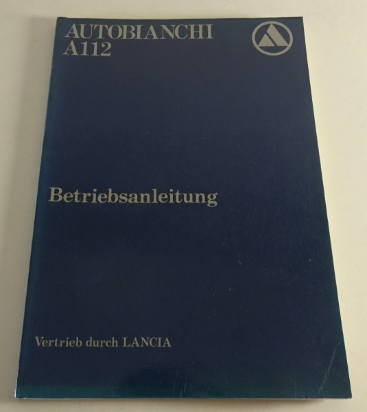 Betriebsanleitung / Handbuch Autobianchi A112 Junior / Abarth 70HP Stand 11/1979