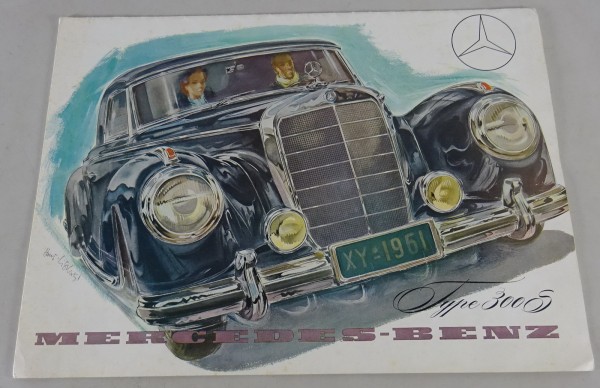 Prospekt / Broschüre Mercedes-Benz W 188 300 S Coupé / Cabriolet Stand 02/1953