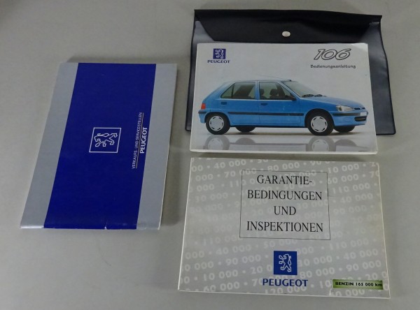 Bordmappe mit Betriebsanleitung / Handbuch Peugeot 106 Stand 12/1997