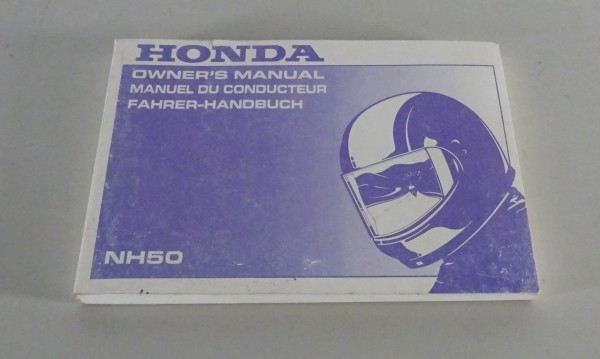 Betriebsanleitung Honda NH50 1989
