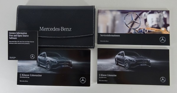 Bordmappe + Betriebsanleitung Mercedes C-Klasse Limousine W 206 Stand 06/2021