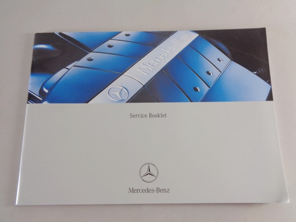 Scheckheft Mercedes Benz SLK, CLK, SL, CL, etc. von 04/2003 Englisch