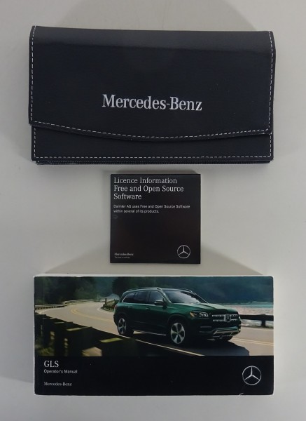 Wallet + Owner´s Manual / Handbook Mercedes Benz GLS Typ X167 + Maybach von 2020