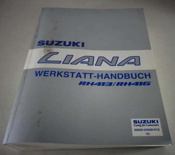 Werkstatthandbuch / Reparaturleitfaden Suzuki Liana RH413 / RH416 Stand 03/2001