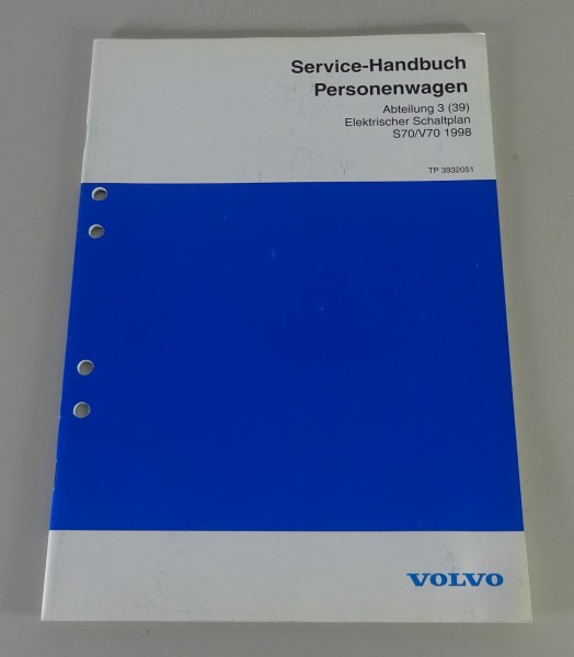 Werkstatthandbuch Elektrik / Elektrische Schaltpläne Volvo S70 / V70 von 04/1997