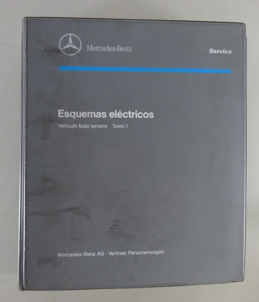 Esquemas eléctricos Mercedes Benz modelo G W460 / W461 / W463 desde 10/1992