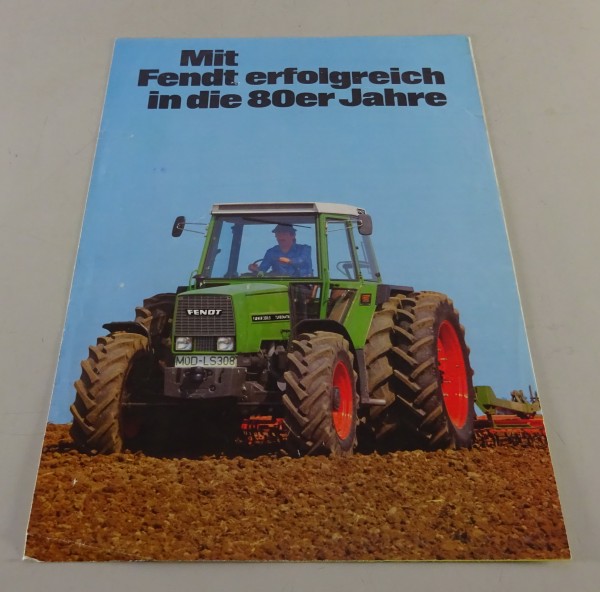 Prospekt/Broschüre Fendt Erfolgsprogramm 80er Jahre Stand 09/1980