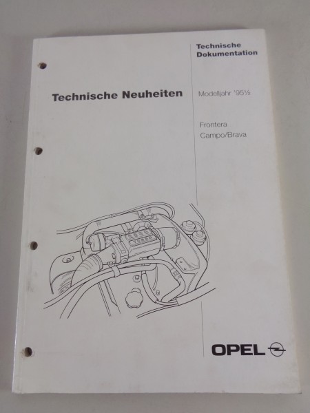 Technische Neuheiten Opel Frontera A, Campo Modelljahr 1995 1/2