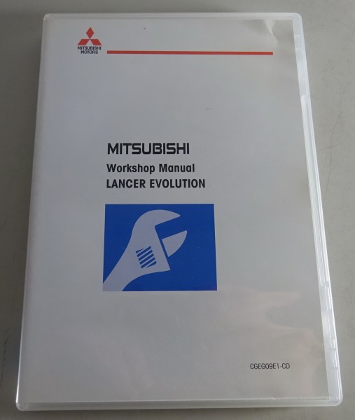 Werkstatthandbuch auf DVD Mitsubishi Lancer EVO X Baujahr 2009 Stand 04/2008