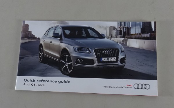 Quick reference guide Audi Q5 / SQ5 from 12/2002