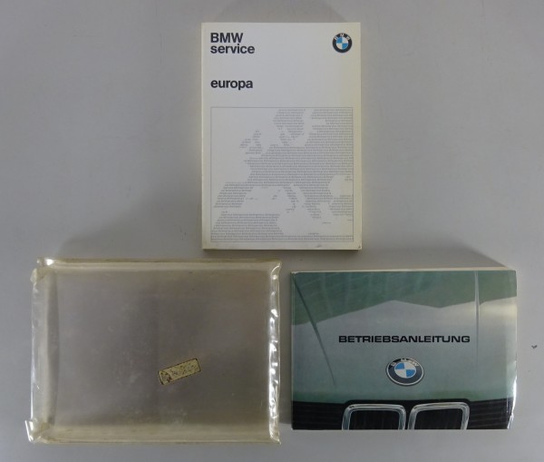 Bordmappe + Betriebsanleitung BMW 5er E28 518 520i 525e/i 524td 528i von 03/1983