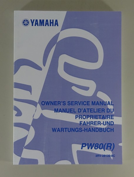 Betriebsanleitung und Wartungshandbuch Yamaha PW 80 (R) Stand 04/2002