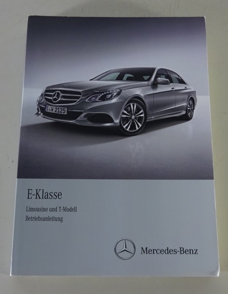 Betriebsanleitung Mercedes-Benz E-Klasse W212 / S212 Limousine & T-Modell 2013