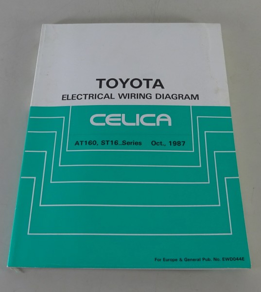Workshop Manual Toyota Celica AT160 / ST 16_ electrical wiring diagram 10/1987