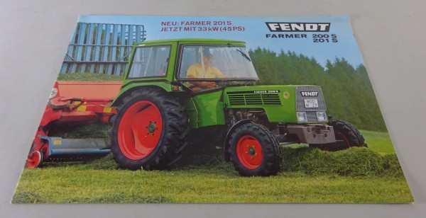 Prospekt / Broschüre Fendt Farmer - 200 S / 201 S Stand 01/1981
