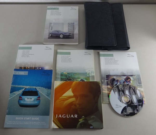 Owner's manual + wallet Jaguar X-Type from 2005