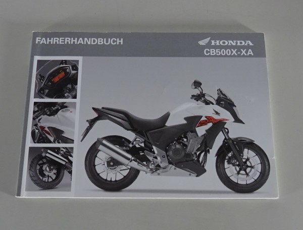 Betriebsanleitung / Handbuch Honda CB 500 X-XA Adventure Stand 03/2014