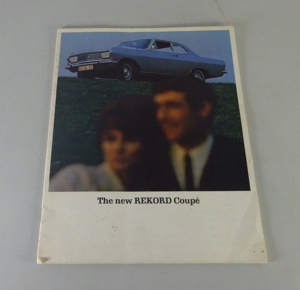 Prospekt / Broschüre Opel Rekord B Coupé Stand 10/1965 | Englisch