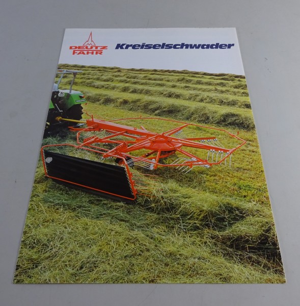 Prospekt / Broschüre Deutz-Fahr Kreiselschwader KS 60 D / KS 80 etc. von 02/1979