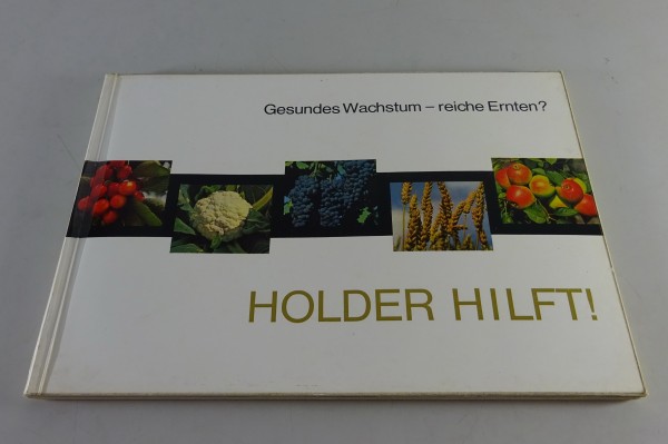 Prospekt Holder Unternehmensgeschichte Stand 1964 - Original