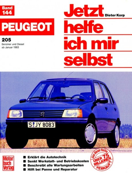 Reparaturanleitung Peugeot 205 (B+D) ab 1983 - Jhims Band 144