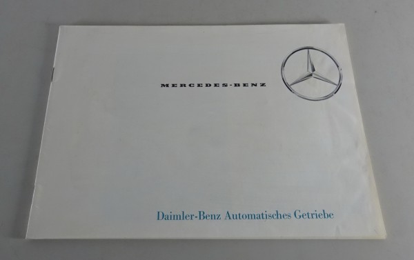 Prospekt / Broschüre Mercedes Benz Automatik-Getriebe Stand 02/1964