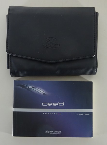 Owner's Manual / handbook + Wallet Kia cee´d from 2010