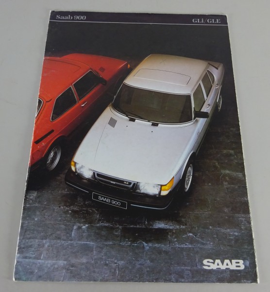 Prospekt / Broschüre / Faltprospekt Saab 900 GLi / GLE Stand 1983