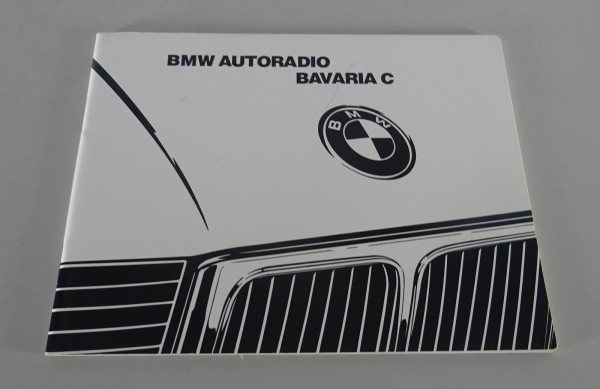 Betriebsanleitung / Handbuch BMW Autoradio Bavaria C Strand 08/1988