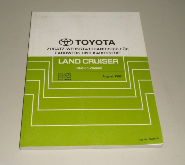 Werkstatthandbuch Toyota Land Cruiser / Fahrwerk / Karosserie Zusatz 08/1999